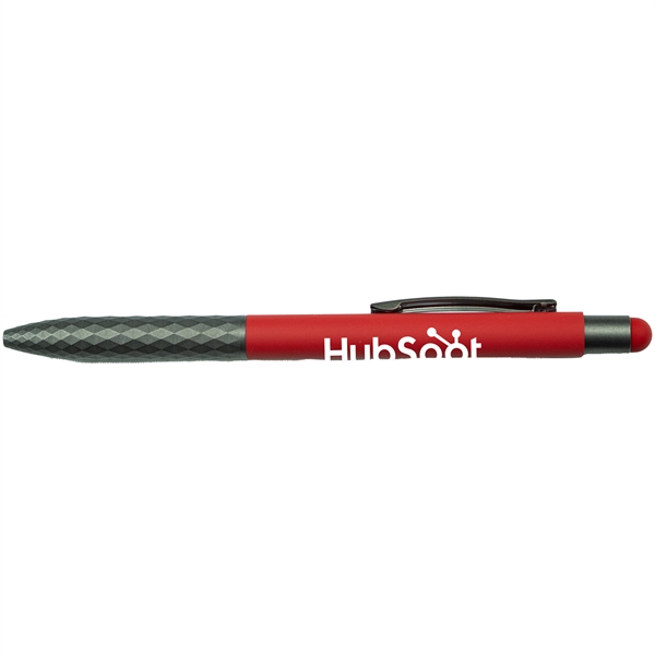 Soft Touch Aluminum Stylus Pen W/ Plastic Grip - Soft Touch Aluminum Stylus Pen W/ Plastic Grip - Image 3 of 5