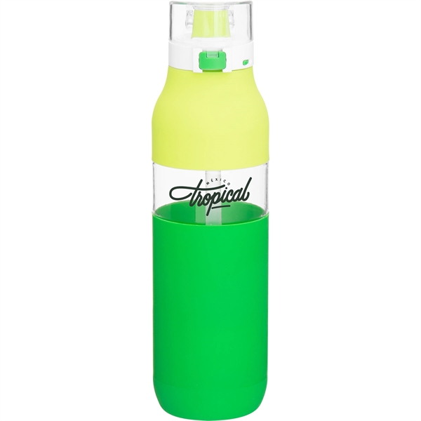 25 oz h2go Void Single Wall Plastic Bottle w/Straw/Sleeve - 25 oz h2go Void Single Wall Plastic Bottle w/Straw/Sleeve - Image 3 of 6