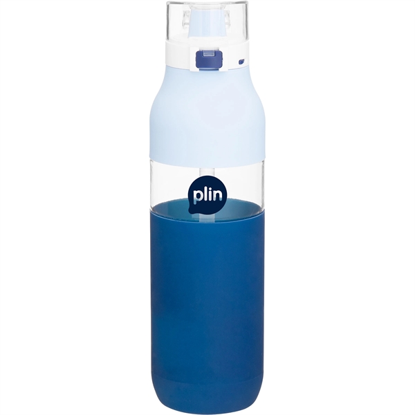 25 oz h2go Void Single Wall Plastic Bottle w/Straw/Sleeve - 25 oz h2go Void Single Wall Plastic Bottle w/Straw/Sleeve - Image 5 of 6