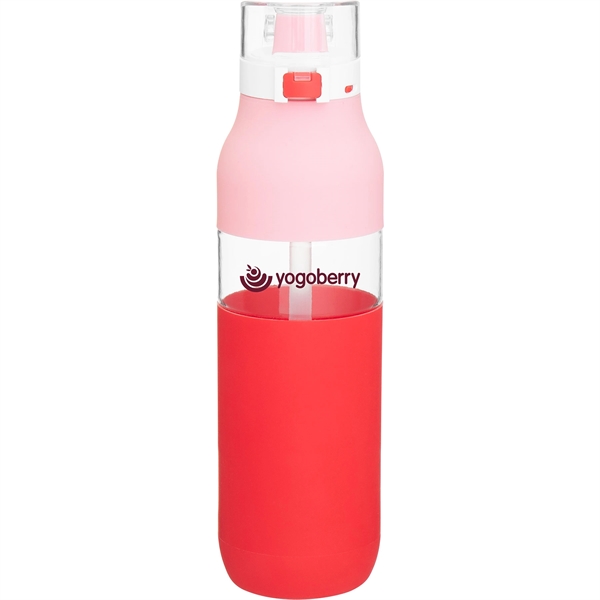 25 oz h2go Void Single Wall Plastic Bottle w/Straw/Sleeve - 25 oz h2go Void Single Wall Plastic Bottle w/Straw/Sleeve - Image 1 of 6