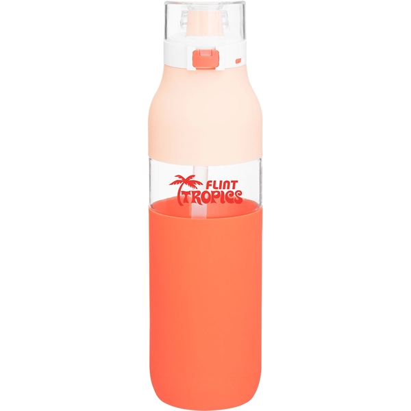 25 oz h2go Void Single Wall Plastic Bottle w/Straw/Sleeve - 25 oz h2go Void Single Wall Plastic Bottle w/Straw/Sleeve - Image 2 of 6