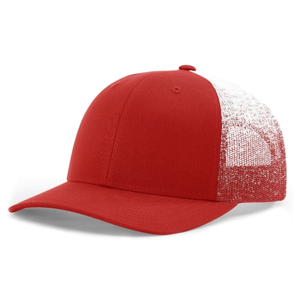 Richardson® 112PM Printed Mesh Back Trucker Cap Snapback Hat - Richardson® 112PM Printed Mesh Back Trucker Cap Snapback Hat - Image 8 of 10