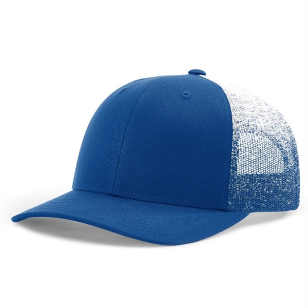 Richardson® 112PM Printed Mesh Back Trucker Cap Snapback Hat - Richardson® 112PM Printed Mesh Back Trucker Cap Snapback Hat - Image 9 of 10