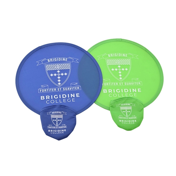 Custom Full Color Imprint 10" Folding Flying Disc - Custom Full Color Imprint 10" Folding Flying Disc - Image 6 of 8