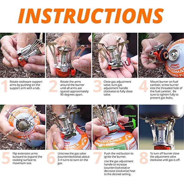 Portable Camping Stoves Backpacking Stove - Portable Camping Stoves Backpacking Stove - Image 6 of 7
