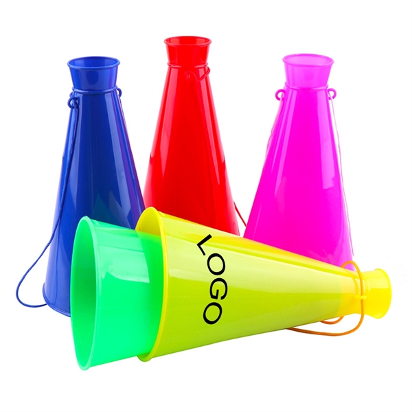 Portable Cheer Plastic Megaphone Stadium Horn - Portable Cheer Plastic Megaphone Stadium Horn - Image 0 of 1