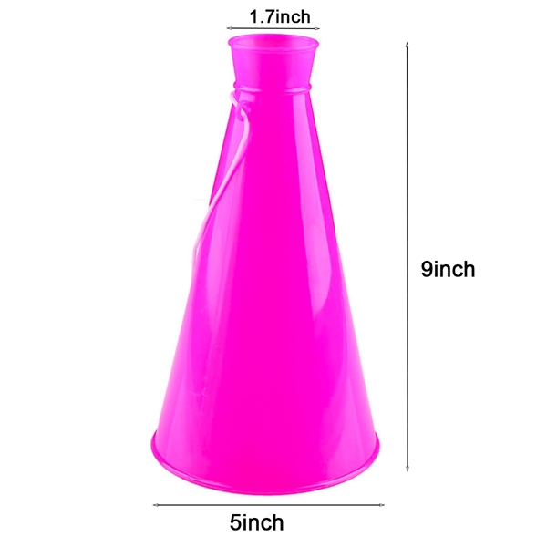 Portable Cheer Plastic Megaphone Stadium Horn - Portable Cheer Plastic Megaphone Stadium Horn - Image 1 of 1