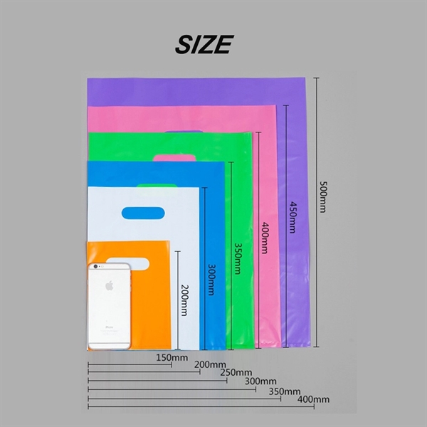 12''x16'' Die Cut Handle Plastic Bags - 12''x16'' Die Cut Handle Plastic Bags - Image 1 of 1