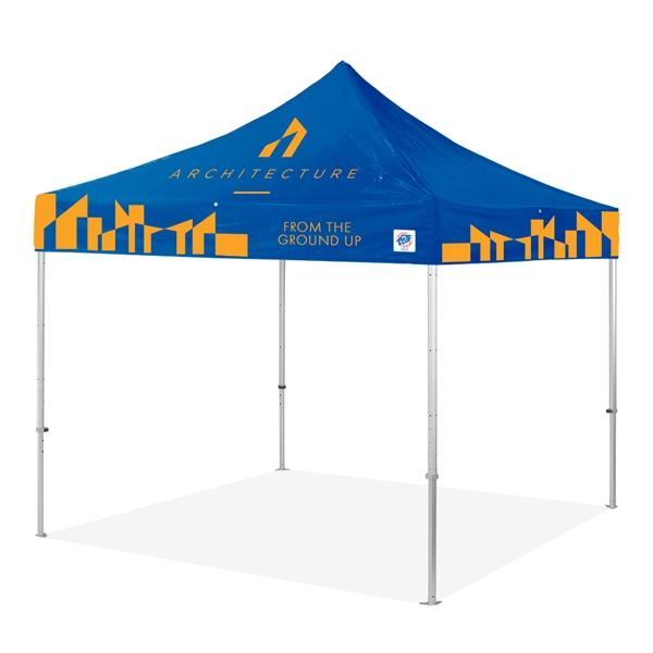 Endeavor™ Vinyl 10' x 10' - Blue - UV Print- Aluminum Frame - Endeavor™ Vinyl 10' x 10' - Blue - UV Print- Aluminum Frame - Image 0 of 1
