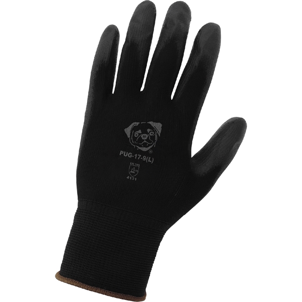 Black Lightweight Polyurethane Coated Gloves - Black Lightweight Polyurethane Coated Gloves - Image 1 of 2