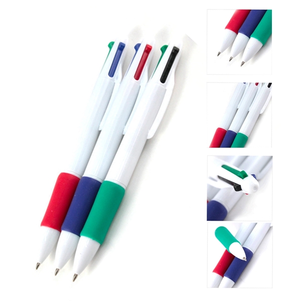 Custom 4-Color Retractable Ballpoint Pen - Custom 4-Color Retractable Ballpoint Pen - Image 1 of 1