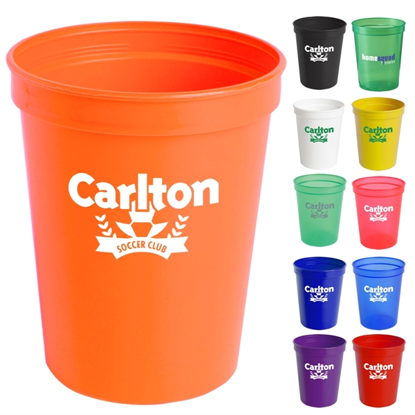 Classic 16 Oz Reusable Plastic Stadium Cup - Classic 16 Oz Reusable Plastic Stadium Cup - Image 3 of 7