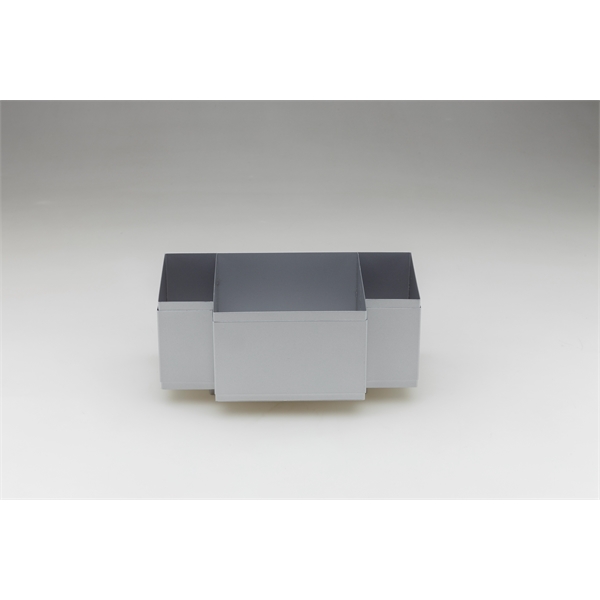 Silver Metal Napkin Caddy - Silver Metal Napkin Caddy - Image 3 of 4