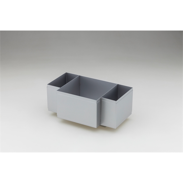 Silver Metal Napkin Caddy - Silver Metal Napkin Caddy - Image 4 of 4