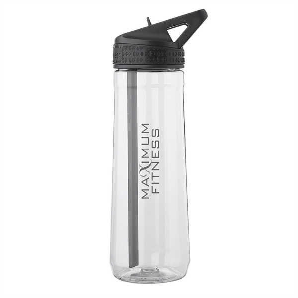 30 oz. Fitness Plastic Water Bottle with Sip Straw - 30 oz. Fitness Plastic Water Bottle with Sip Straw - Image 6 of 7