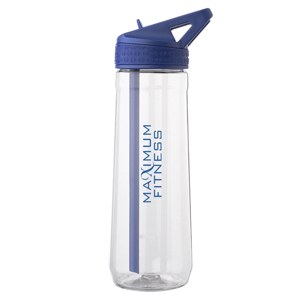 30 oz. Fitness Plastic Water Bottle with Sip Straw - 30 oz. Fitness Plastic Water Bottle with Sip Straw - Image 1 of 7