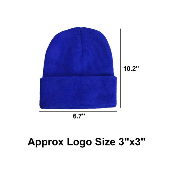 Knit Beanie Hat With Cuff - Knit Beanie Hat With Cuff - Image 1 of 15