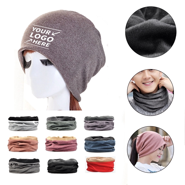 Unisex Multi Cotton Functional Hat Scarf - Unisex Multi Cotton Functional Hat Scarf - Image 0 of 6