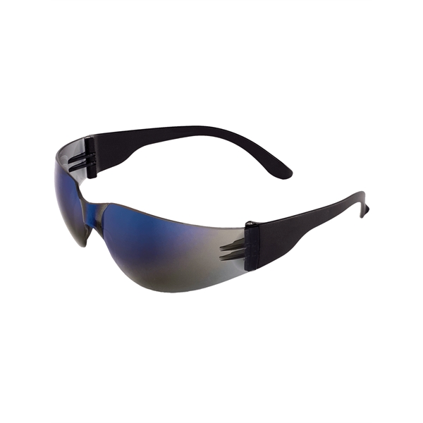 Torrent™ Blue Mirror Lens, Matte Black Frame Safety Glasses - Torrent™ Blue Mirror Lens, Matte Black Frame Safety Glasses - Image 0 of 3
