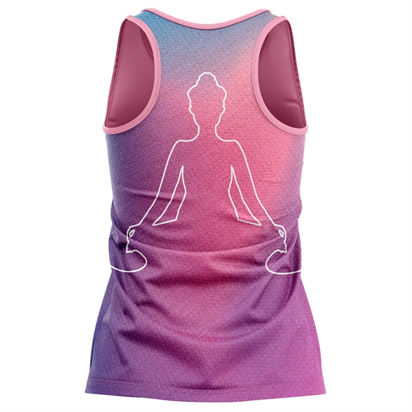 Women's 180 GSM Poly Interlock Sublimation Tank Tops - Women's 180 GSM Poly Interlock Sublimation Tank Tops - Image 1 of 1