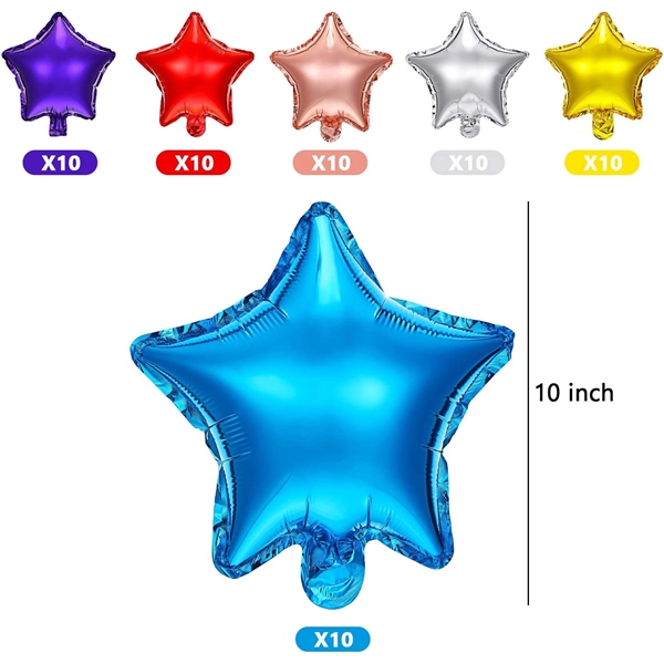 18" Aluminum Foil Star Balloon - 18" Aluminum Foil Star Balloon - Image 1 of 4