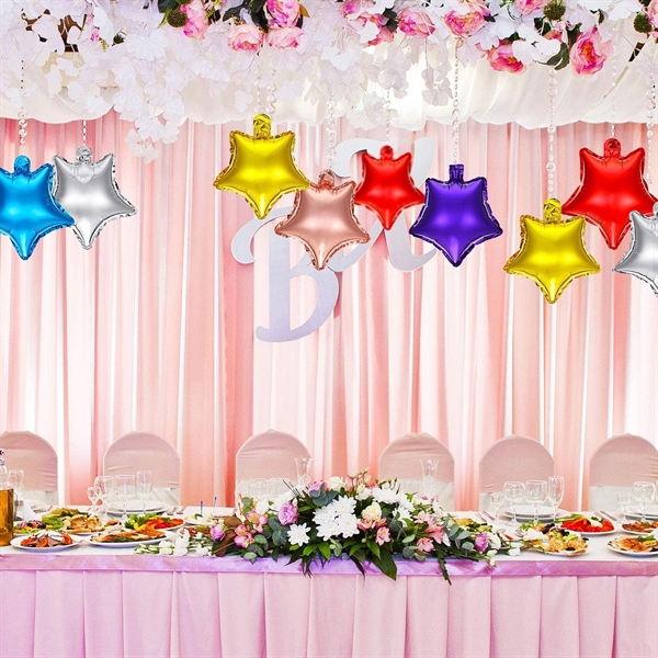18" Aluminum Foil Star Balloon - 18" Aluminum Foil Star Balloon - Image 4 of 4