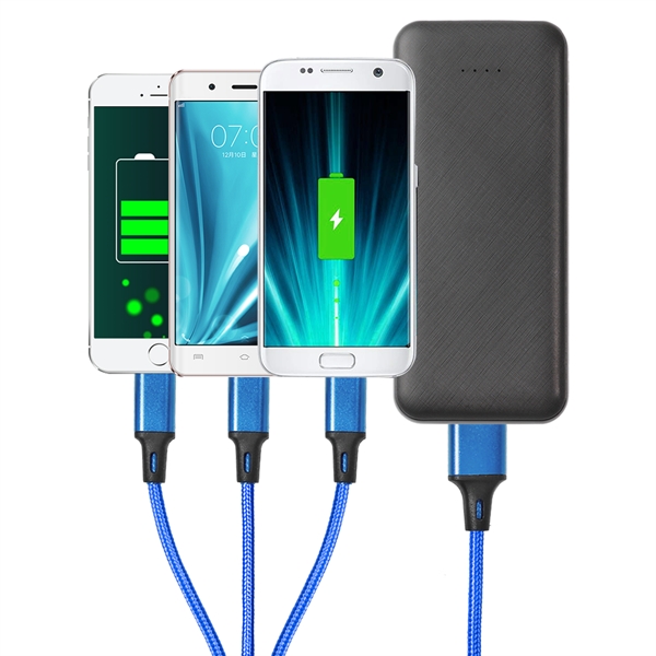 Taft Avenue 3 in 1 Nylon Braided Charging Cable - Taft Avenue 3 in 1 Nylon Braided Charging Cable - Image 3 of 15