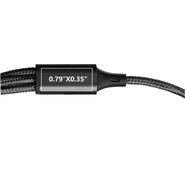 Taft Avenue 3 in 1 Nylon Braided Charging Cable - Taft Avenue 3 in 1 Nylon Braided Charging Cable - Image 12 of 15