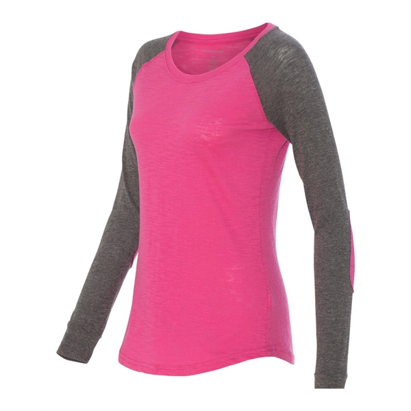 Boxercraft Women's Preppy Patch Slub Long Sleeve T-Shirt - Boxercraft Women's Preppy Patch Slub Long Sleeve T-Shirt - Image 7 of 31