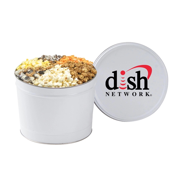 6 Way Deluxe Popcorn Sampler / 2 Gallon Tin - 6 Way Deluxe Popcorn Sampler / 2 Gallon Tin - Image 5 of 5