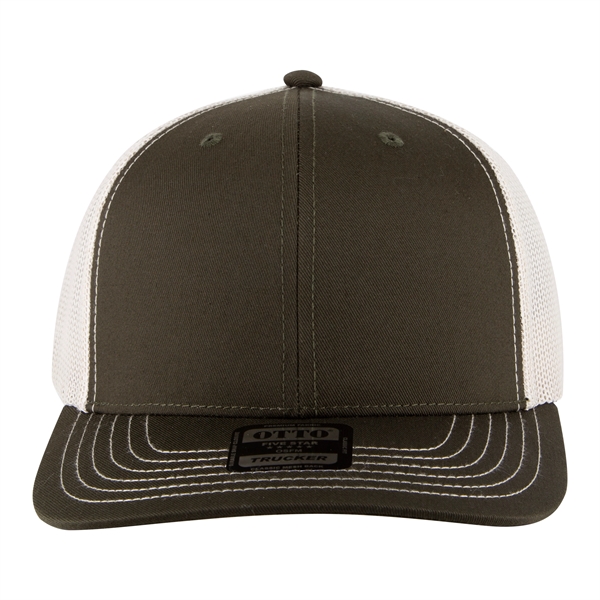 6 Panel Mid Profile Mesh Back Trucker Hat - 6 Panel Mid Profile Mesh Back Trucker Hat - Image 298 of 299