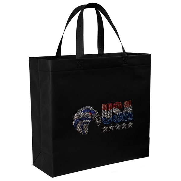 Patriot™- USA Made Non-Woven Tote - Sparkle - Patriot™- USA Made Non-Woven Tote - Sparkle - Image 2 of 25
