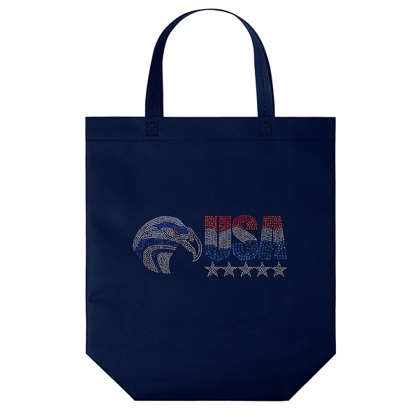 Patriot™- USA Made Non-Woven Tote - Sparkle - Patriot™- USA Made Non-Woven Tote - Sparkle - Image 3 of 25