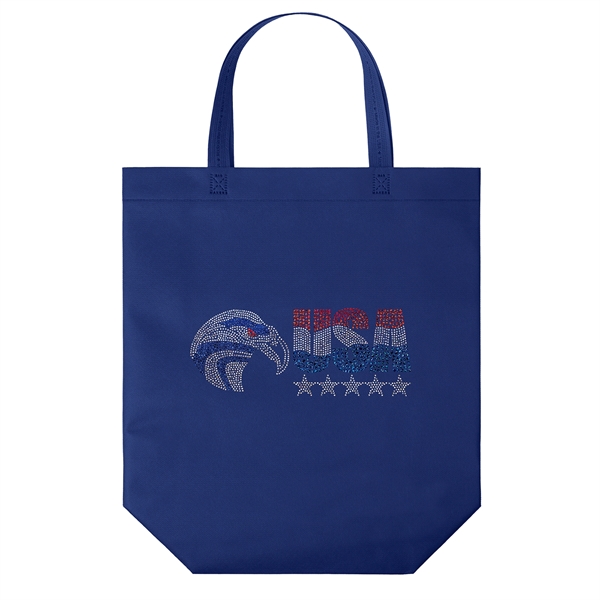 Patriot™- USA Made Non-Woven Tote - Sparkle - Patriot™- USA Made Non-Woven Tote - Sparkle - Image 6 of 25
