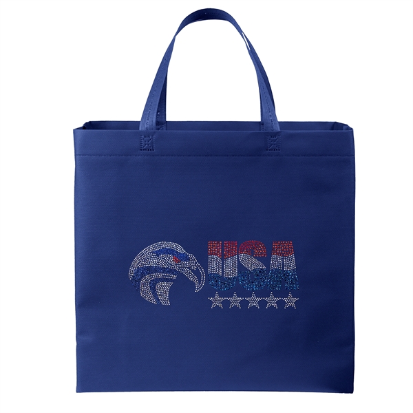 Patriot™- USA Made Non-Woven Tote - Sparkle - Patriot™- USA Made Non-Woven Tote - Sparkle - Image 7 of 25