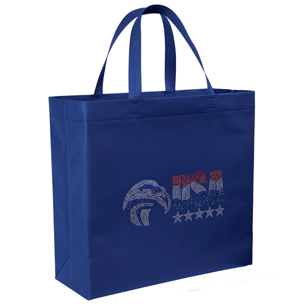 Patriot™- USA Made Non-Woven Tote - Sparkle - Patriot™- USA Made Non-Woven Tote - Sparkle - Image 8 of 25