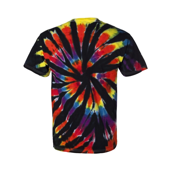 Dyenomite Rainbow Cut-Spiral Tie-Dyed T-Shirt - Dyenomite Rainbow Cut-Spiral Tie-Dyed T-Shirt - Image 4 of 12