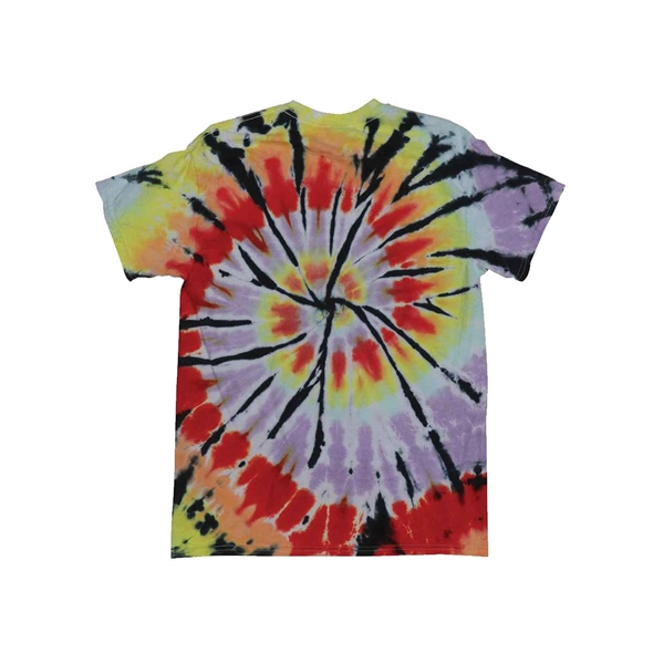 Dyenomite Rainbow Cut-Spiral Tie-Dyed T-Shirt - Dyenomite Rainbow Cut-Spiral Tie-Dyed T-Shirt - Image 6 of 12