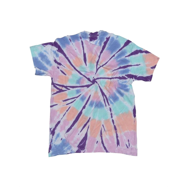 Dyenomite Rainbow Cut-Spiral Tie-Dyed T-Shirt - Dyenomite Rainbow Cut-Spiral Tie-Dyed T-Shirt - Image 8 of 12