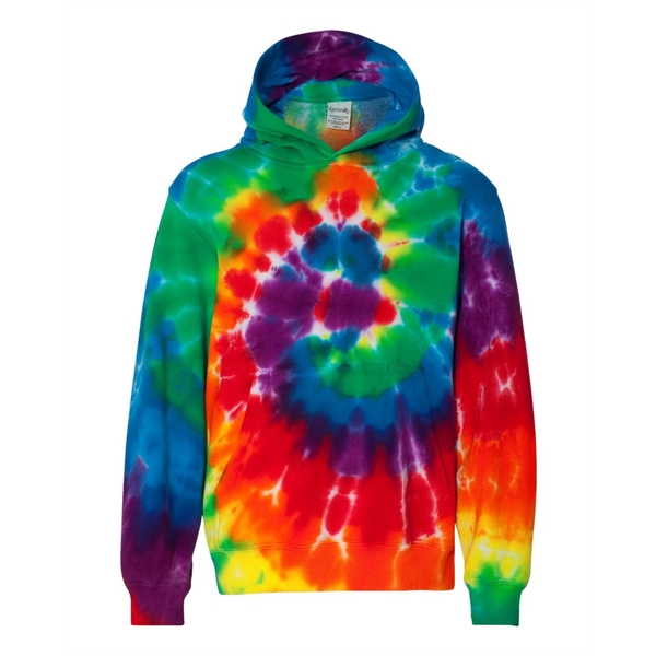 Dyenomite Youth Multi-Color Swirl Hooded Tie-Dyed Sweatshirt - Dyenomite Youth Multi-Color Swirl Hooded Tie-Dyed Sweatshirt - Image 1 of 47