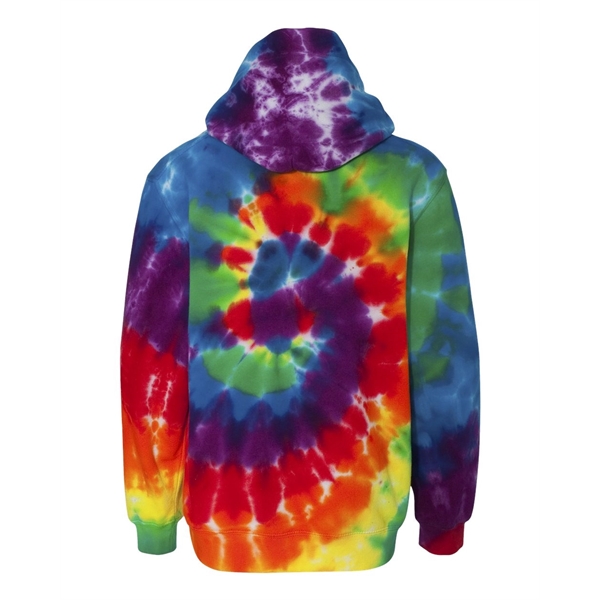 Dyenomite Youth Multi-Color Swirl Hooded Tie-Dyed Sweatshirt - Dyenomite Youth Multi-Color Swirl Hooded Tie-Dyed Sweatshirt - Image 3 of 47