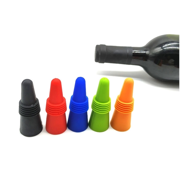 Silicone Wine Stopper - Silicone Wine Stopper - Image 2 of 3