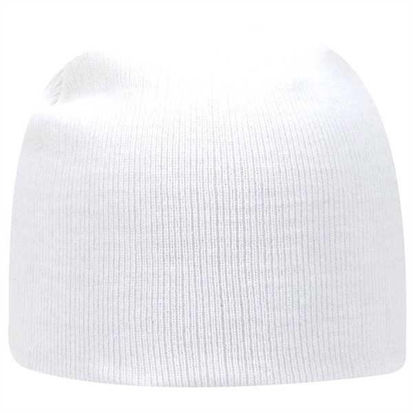 Otto 8" Classic Knit Beanie, Acrylic Knit Cap - Otto 8" Classic Knit Beanie, Acrylic Knit Cap - Image 9 of 12