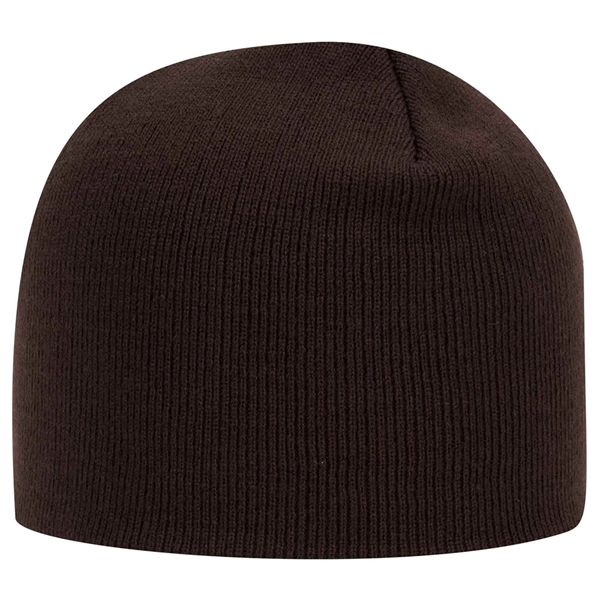 Otto 8" Classic Knit Beanie, Acrylic Knit Cap - Otto 8" Classic Knit Beanie, Acrylic Knit Cap - Image 12 of 12