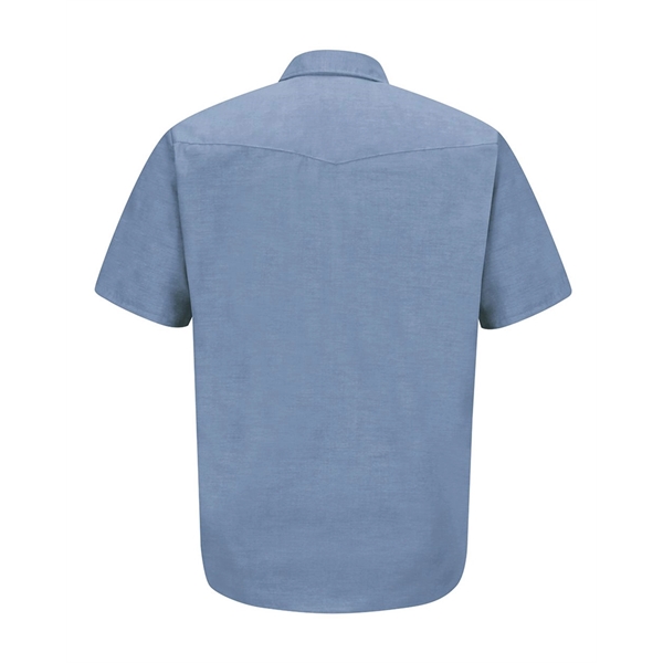 Red Kap Deluxe Western Style Short Sleeve Shirt - Red Kap Deluxe Western Style Short Sleeve Shirt - Image 2 of 2