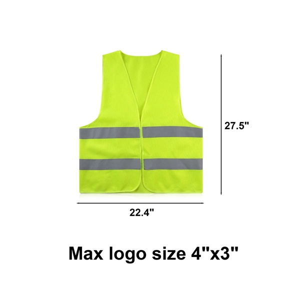 High Visibility Reflective Safety Neon Yellow Green Vest - High Visibility Reflective Safety Neon Yellow Green Vest - Image 1 of 1