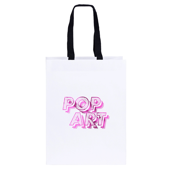 Cedar - Woven Handle White Eurotote - Foil Print
