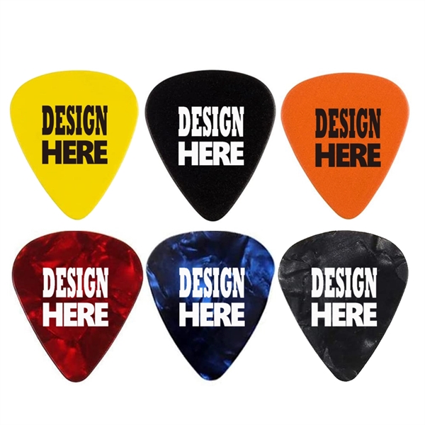 Custom ABS Guitar Pick W/Printed Logo - Custom ABS Guitar Pick W/Printed Logo - Image 0 of 2