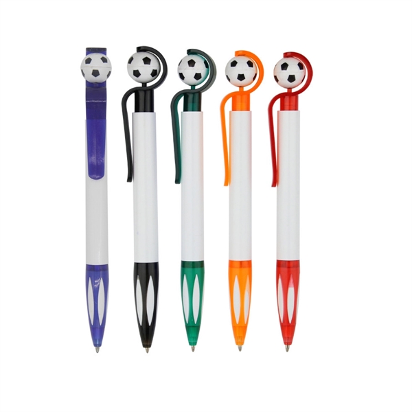 Soccer Shape Ball Point Pen - Soccer Shape Ball Point Pen - Image 0 of 3