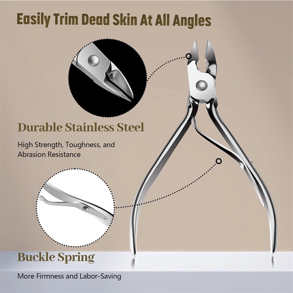 26 Pieces Manicure Kit Professional Nail Clippers - 26 Pieces Manicure Kit Professional Nail Clippers - Image 4 of 6
